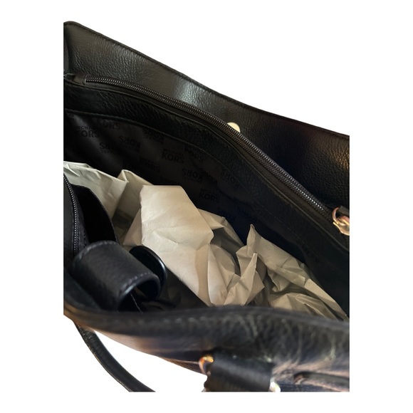 Michael Kors black pebble leather tote bag - Picture 8 of 9